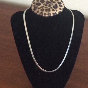 925 Sterling Silver Omega Necklace